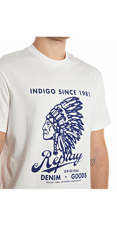 リラックスフィット ヘビーコットンジャージーNative Tシャツ 詳細画像